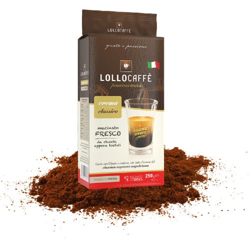 250g Lollo Gemahlener Kaffee Crema Classico Mischung