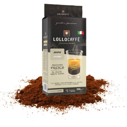 250g Lollo Gemahlener Kaffee Nero Crema Mischung