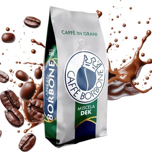 1 kg Caffé Borbone miscela DEK entkoffeinierte ganze Kaffeebohnen Mischung