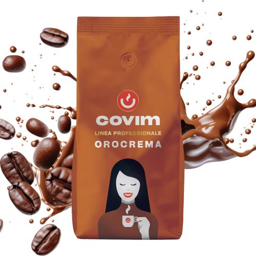 1kg Caffè Covim Orocrema Espresso Life ganze Kaffeebohnen Mischung