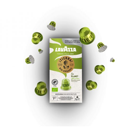 10 Stück Caffè Lavazza Tierra Bio-Organic 100% Arabica Nespresso kompatible Kaffeekapsel