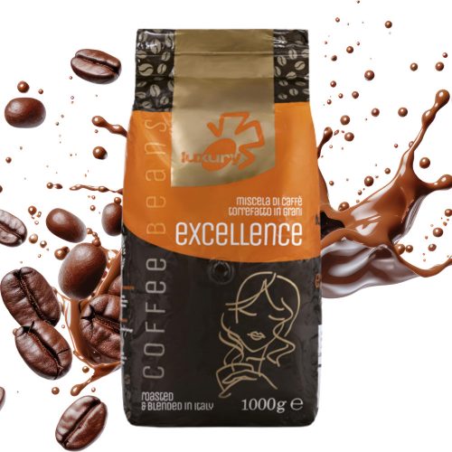 1 kg Luxury Excellance Caffé ganze Kaffeebohnen Mischung