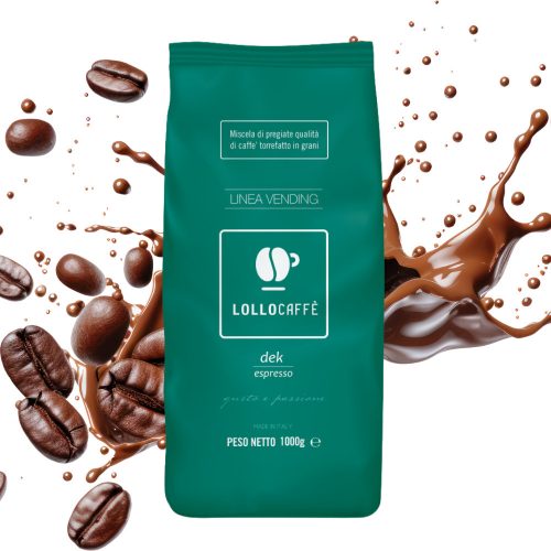 1 kg LolloCaffé dek espresso entkoffeinierte ganze Kaffeebohnen Mischung