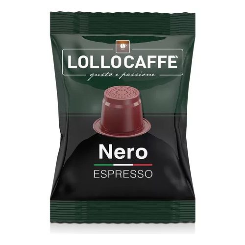 1 LolloCaffé Nero Nespresso kompatible Kaffeekapsel