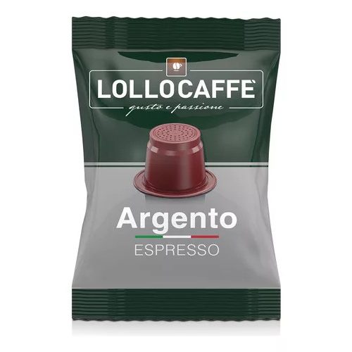 1 LolloCaffé Argento Nespresso kompatible Kaffeekapsel