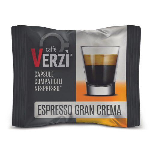 1 Stück Caffè Verzì ESPRESSO GRAN CREMA Nespresso kompatible Kaffeekapsel