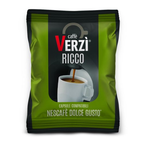 1 Stück Caffè Verzì RICCO Dolce Gusto kompatible Kaffeekapsel