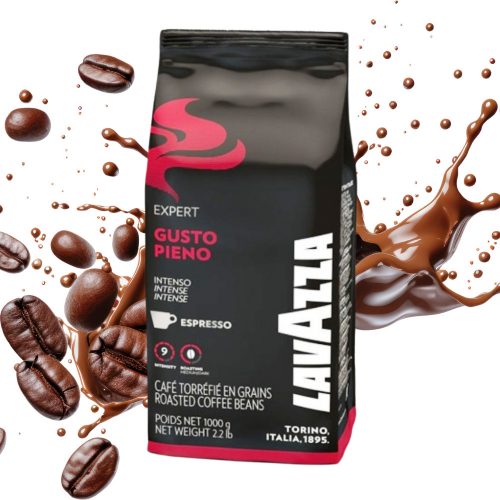 1 kg Lavazza Gusto Pieno ganze Kaffeebohnen Mischung