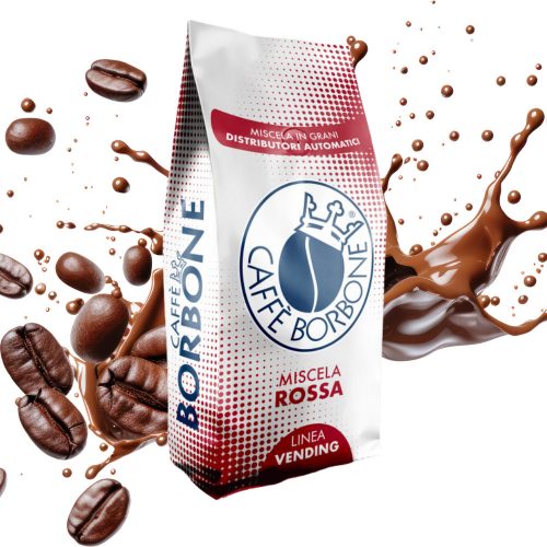 1 kg Caffé Borbone miscela rossa ganze Kaffeebohnen Mischung